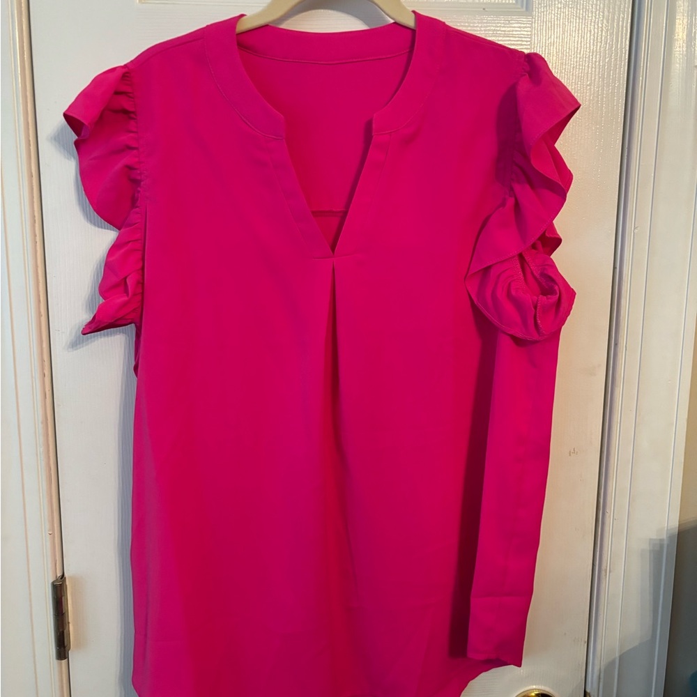New pink blouse xl